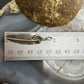 Chris Charley Native American Sterling Turquoise Dot Feather Unisex Pendant