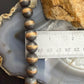 Copper 12 mm Navajo Pearl Beads Length 18"-22" Necklace For Women