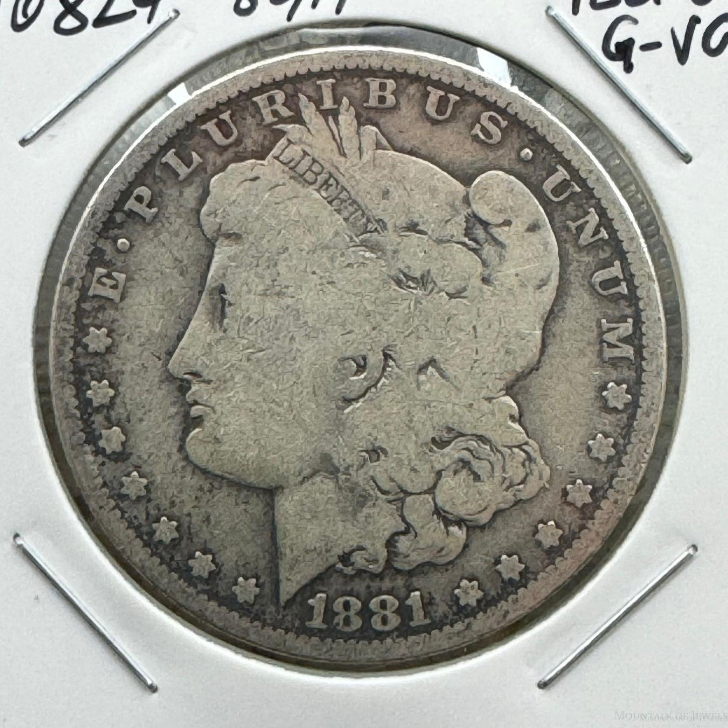 1881-O US 90% Morgan Silver Dollar G-VG #10824-8GH