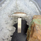 Sterling Silver Southwestern Style Teardrop Kingman Turquoise Adjustable Ring