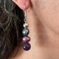 Carolyn Pollack Sterling Silver Amethyst & Freshwater Pearl Dangle Earrings For Women