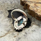 Sterling Silver Southwestern Style Marquise Copper Turquoise Ring For Women