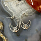 Carolyn Pollack Sterling Silver Crescent Knot Dangle Earrings For Women