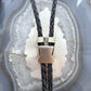 Sterling Silver Southwestern Style Large Snake Skin Jasper Bolo Tie For Men