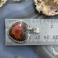 Sterling Silver Southwestern Style Seam Agate Heart Decorated Pendant For Women #1