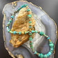Carolyn Pollack Sterling Silver Turquoise Beads and Disk 16"-19" Necklace For Women