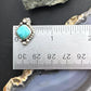 Sterling Silver Southwestern Style Square Turquoise Stud Earrings For Women