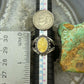 Carolyn Pollack Sterling Silver Oval Chip Inlay Citrine Decorated Ring For Women