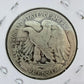 1944 US Walking Liberty Half Dollar 90% Silver VG-F #20126-2