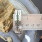 Gibson Gene Navajo Native American Silver Turquoise Chip Inlay Bracelet (As Is)