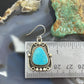 Sterling Silver Southwestern Style Turquoise Decorated Dangle Earrings For Women #3