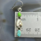 Sterling Silver Southwestern Style Multistone Dangle Earrings For Women #14