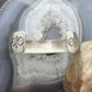 Alex Becenti Native American Sterling Silver Village Life Storyteller Unisex Bracelet