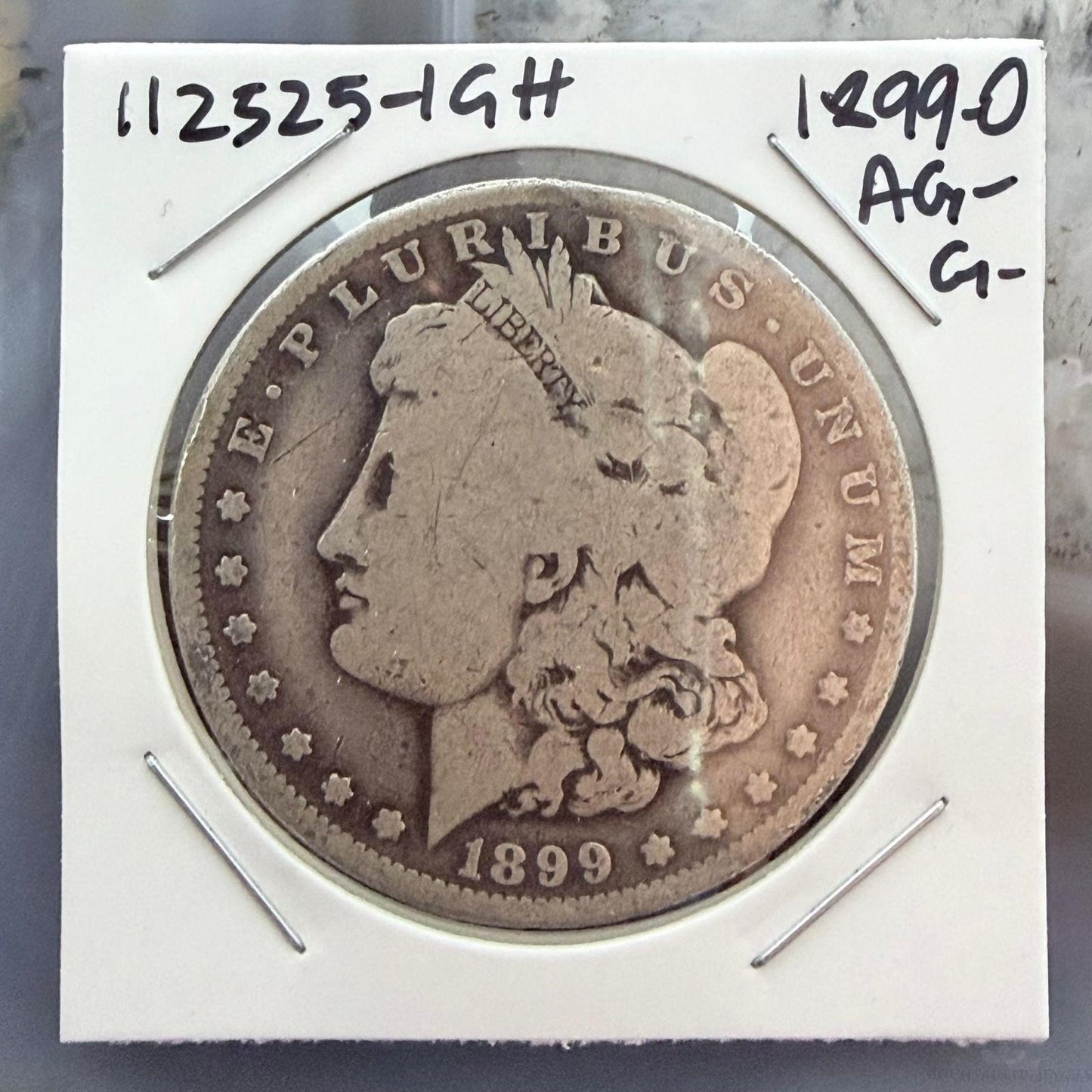 US 1899-O 90% Morgan Silver Dollar AG-G Holiday Stocking Stuffer #112525-1GH