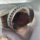 Jason & Pearl Ukestine Native American Sterling Silver Turquoise Single Row Bracelet For Women