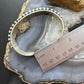 Leander Tahe Native American Sterling Silver Heavy 3D Geometric Bracelet For Men