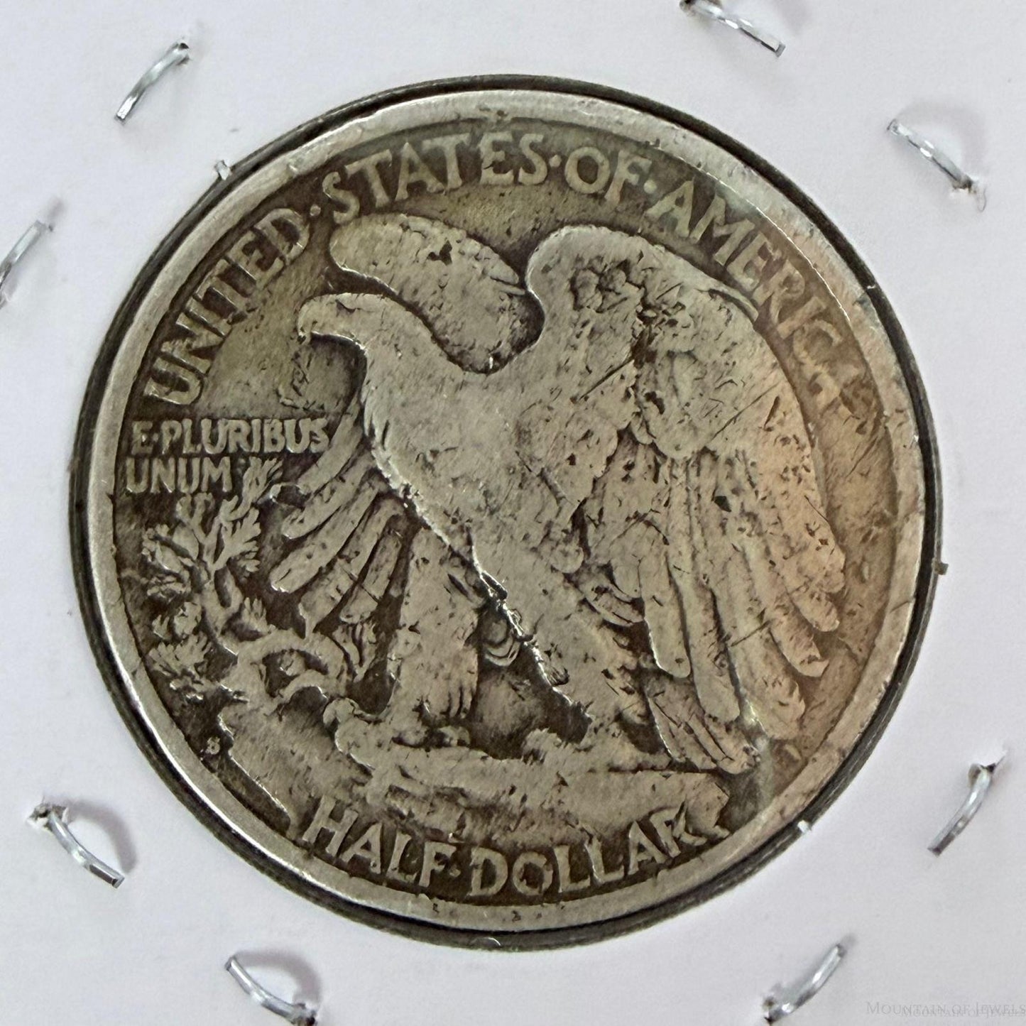 1941-S US Walking Liberty Half Dollar 90% Silver VG-F #20126-5