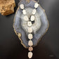Sterling Silver Southwestern Style Golden Hill Turquoise Lariat 31" Necklace For Women