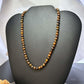 Sterling Silver 6mm Tiger's Eye Beads 16" Necklace For Women