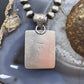 Native American Sterling Silver Teardrop Golden Hill Turquoise Decorated Pendant