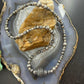 Carolyn Pollack Sterling Silver Decorated 3mm-8mm Graduated Beaded Necklace For Women