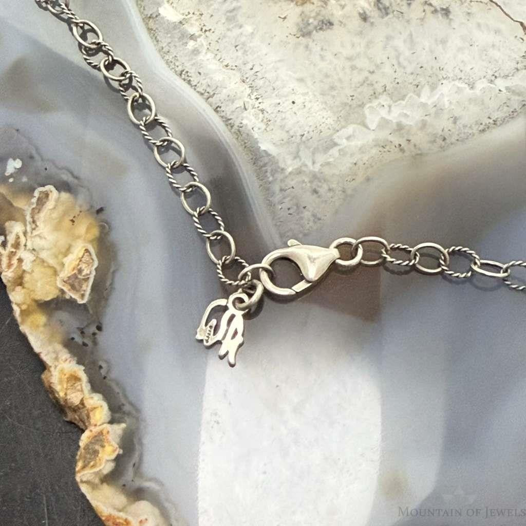 Carolyn Pollack Sterling Silver Arrowhead & Smoky Quartz 16" Necklace For Women
