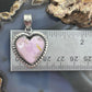 Sterling Silver Southwestern Style Phosphorite Decorated Heart Pendant For Women
