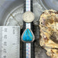 Sterling Silver Southwestern Style Teardrop Shattuckite Decorated Ring Size 7 For Women