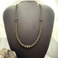 Copper Navajo Pearl Beads Saucer 6-10 mm Necklace Length 18"-20" For Women