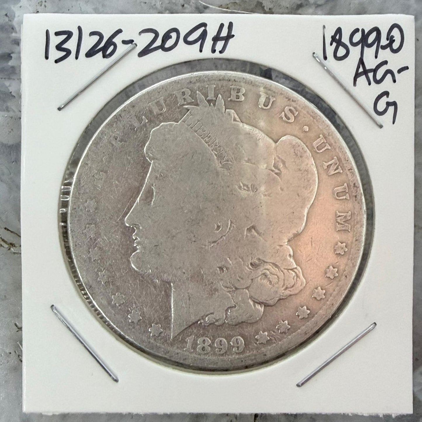 1899-O US 90% Morgan Silver Dollar AG-G #13126-20GH