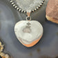 Sterling Silver Southwestern Style Cotton Candy Heart Pendant For Women #4