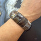 Large Rectangle Agate Beads Stretch Bracelet For Women