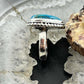 Sterling Silver Southwestern Style Teardrop Shattuckite Decorated Ring Size 7 For Women