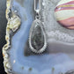 Southwestern Style Sterling Silver Teardrop Labradorite Decorated Pendant For Women