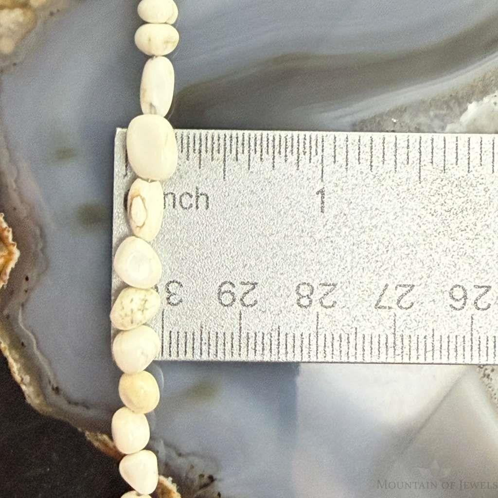 Sterling Silver Natural Wild Horse Beads Bracelet/Anklet For Women