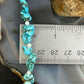 Sterling Silver Natural Turquoise & MOP Beads 18" Necklace For Women