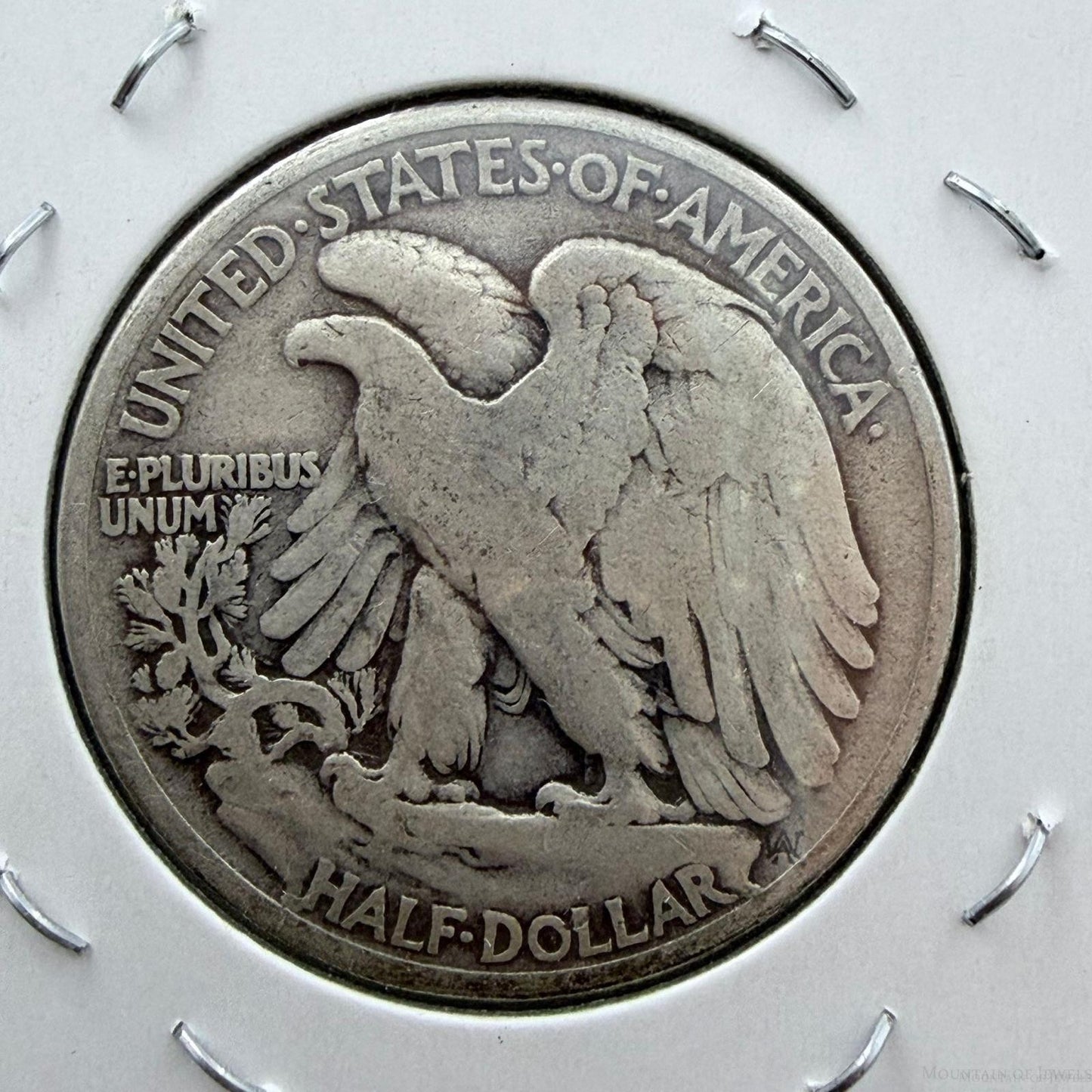 1945 US Walking Liberty Half Dollar 90% Silver VG-F #121725-10E