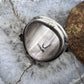 Native American Sterling Oval Black Jack Shield Ring Size 11 For Men