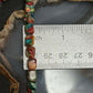 Sterling Silver 6mm Cube Dahlia Composite Beads 20" Necklace For Women