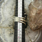 Sterling Silver Round Warp Around Stacked Band Ring For Women, Taxco Mexico