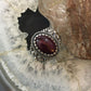 Carolyn Pollack Vintage Southwestern Style Sterling Silver Oval Purple Spiny Oyster Decorated Ring