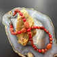 Carolyn Pollack Sterling Silver Coral, Carnelian, Red Jasper Beads 17"-20" Necklace For Women