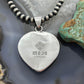 Sterling Silver Southwestern Style Lapis Lazuli Heart Pendant For Women #1