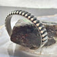 Leander Tahe Native American Sterling Silver 3D Geometric Unisex Cuff Bracelet