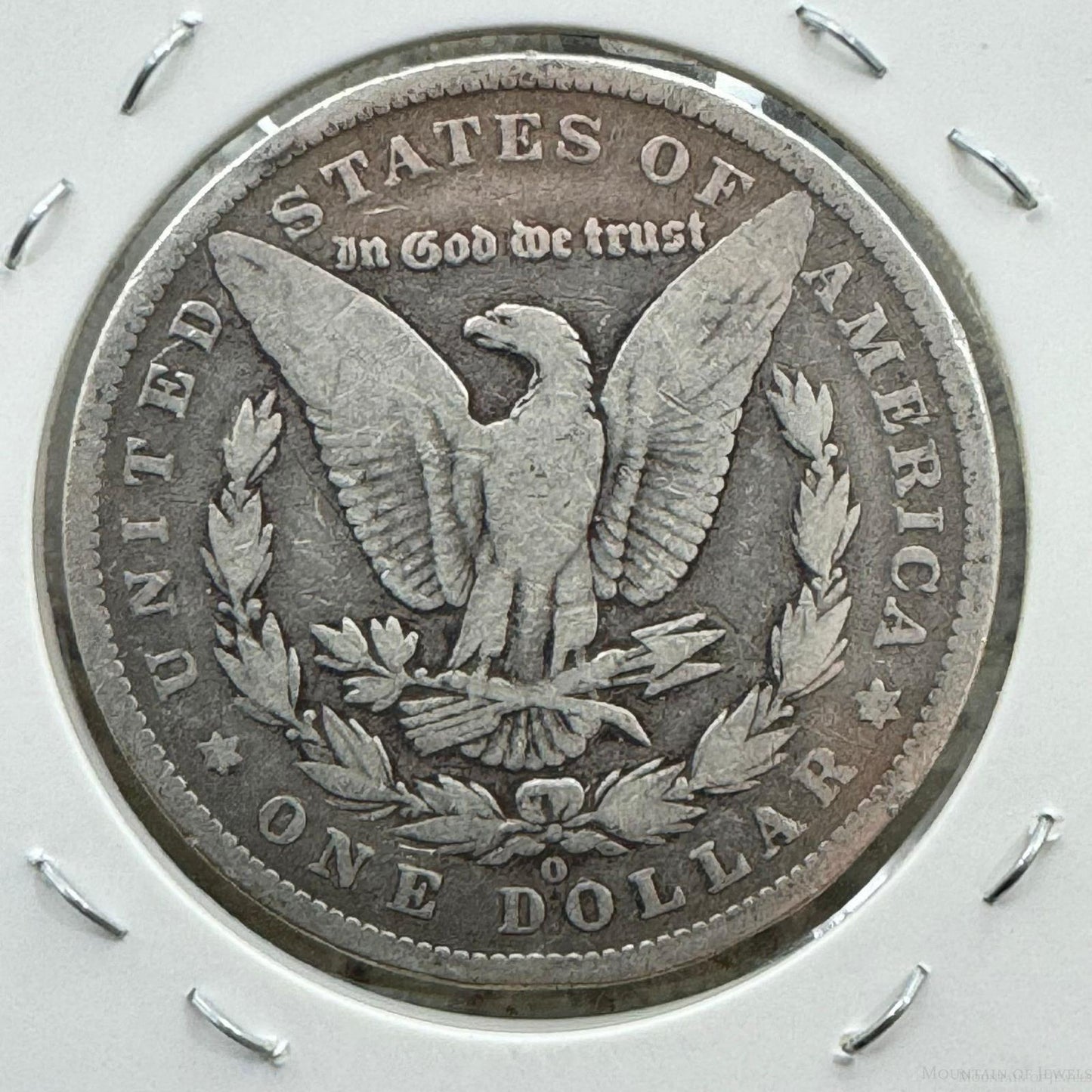 1886-O US 90% Morgan Silver Dollar VG-F #10824-3GH