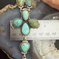 Sterling Silver Southwestern Style Royston Turquoise Lariat 28" Necklace For Women