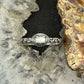 Carolyn Pollack Sterling Silver Oval MOP Slim Decorated Ring For Women