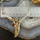 Carolyn Pollack Sterling Silver & Brass Multi Stone Decorated 18" Necklace For Women