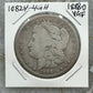 1890-O US 90% Morgan Silver Dollar VG-F #10824-4GH