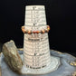 Southwestern Style 6-9.5mm Copper Navajo Pearl Beads & Sediment Jasper Stretch Bracelet For Women